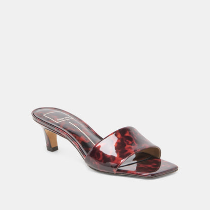 REXA Tortoise Patent Leather Kitten Heels | Dolce Vita