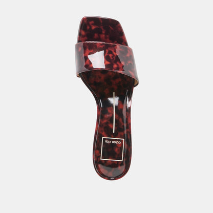 REXA Tortoise Patent Leather Kitten Heels | Dolce Vita