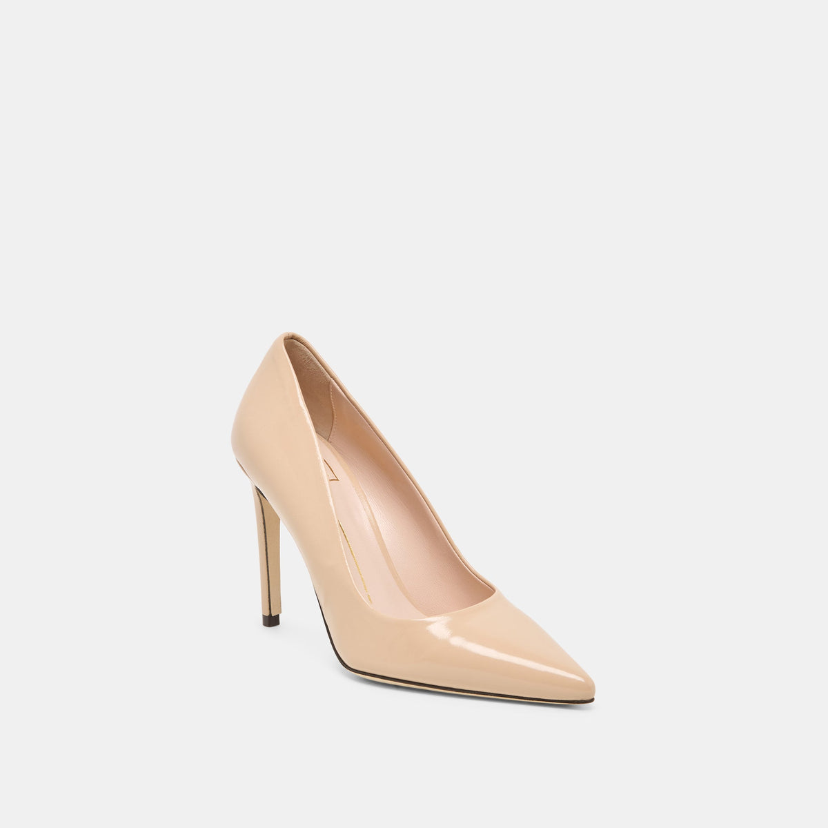 LANKY Tan Leather Closed-Toe Pump Stiletto Heels | Dolce Vita