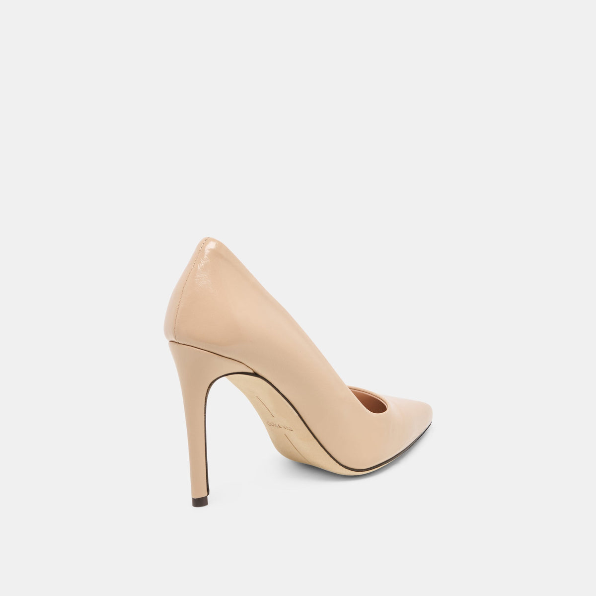 LANKY Tan Leather Closed-Toe Pump Stiletto Heels | Dolce Vita