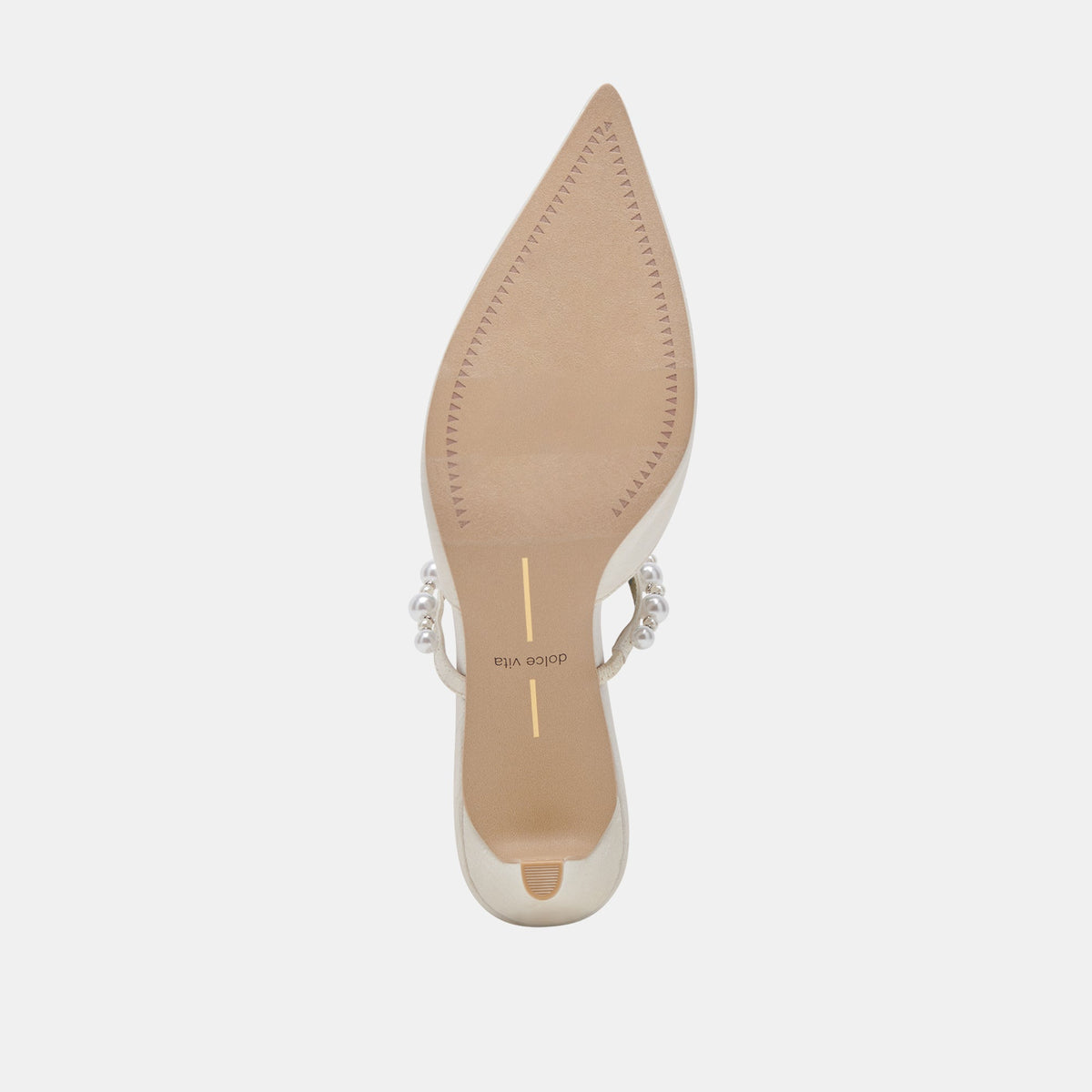 Kanika Pearl Mid Vanilla Pearl Heels | Dolce Vita