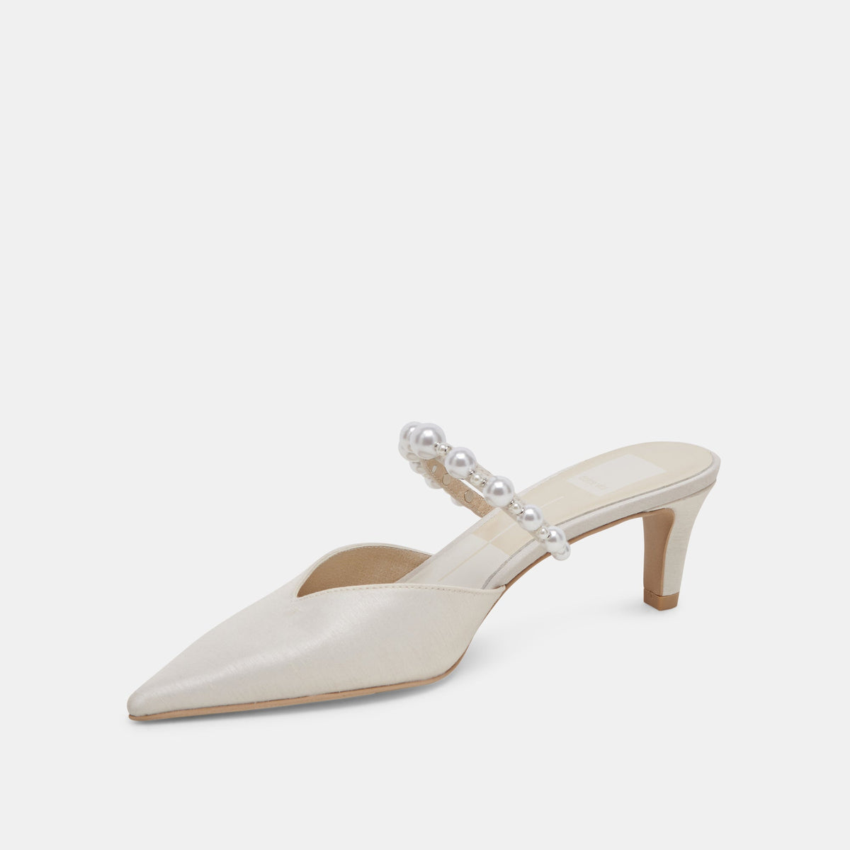 Kanika Pearl Mid Vanilla Pearl Heels | Dolce Vita