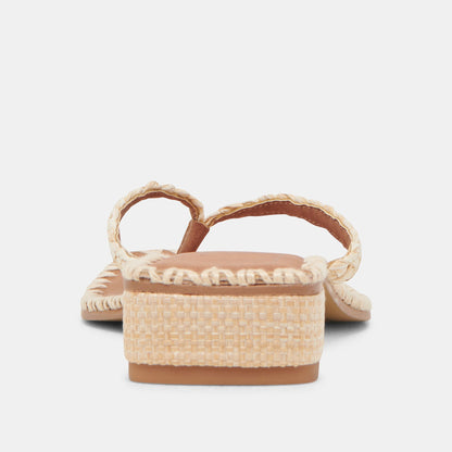 BARTY SANDALS LT NATURAL RAFFIA
 – Dolce Vita | Dolce Vita
