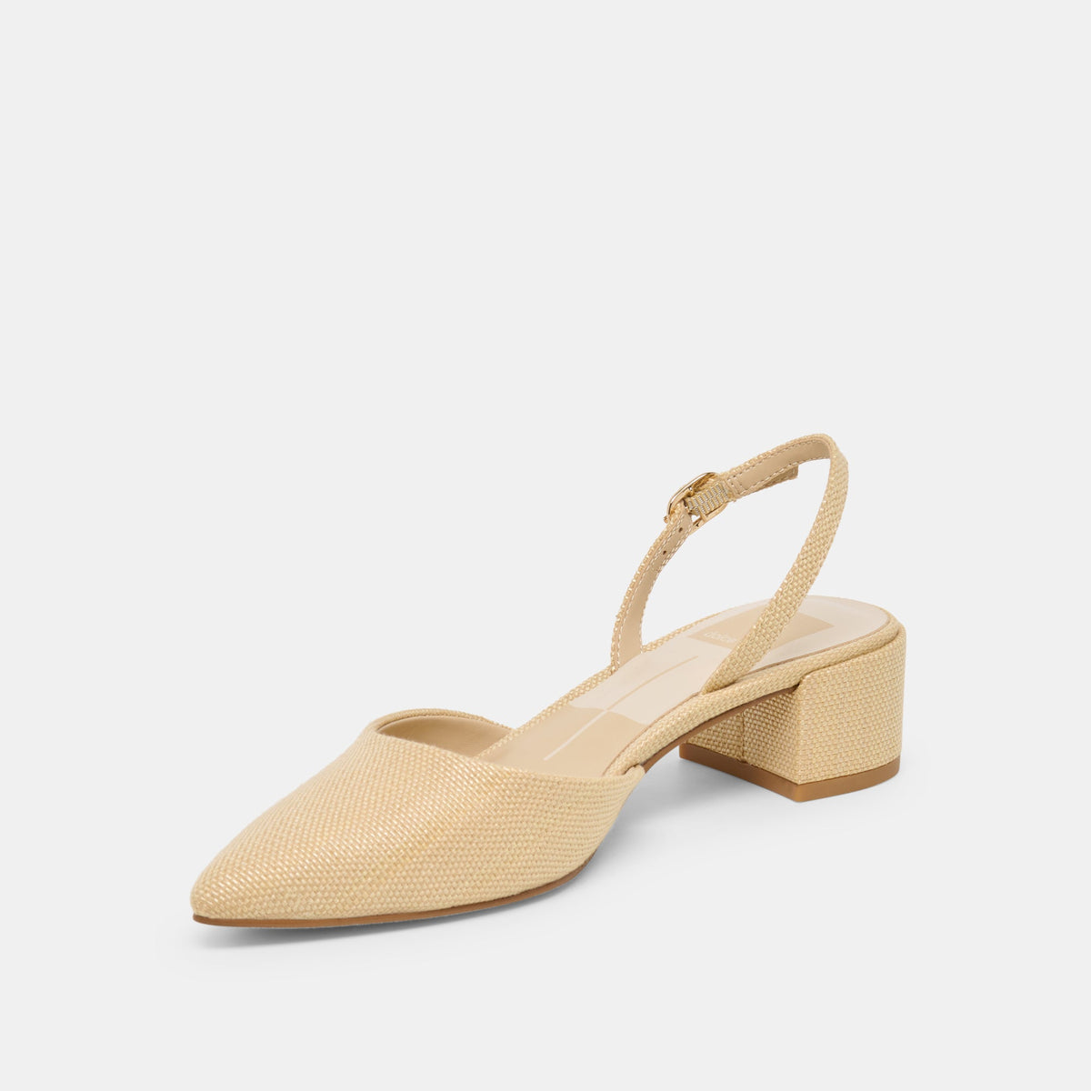 Carel Light Natural Raffia Heels | Dolce Vita