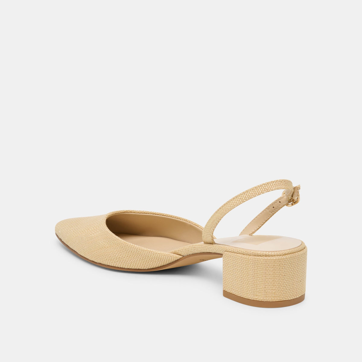 Carel Light Natural Raffia Heels | Dolce Vita