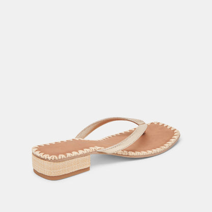 BARTY SANDALS GOLD METALLIC LEATHER
 – Dolce Vita | Dolce Vita