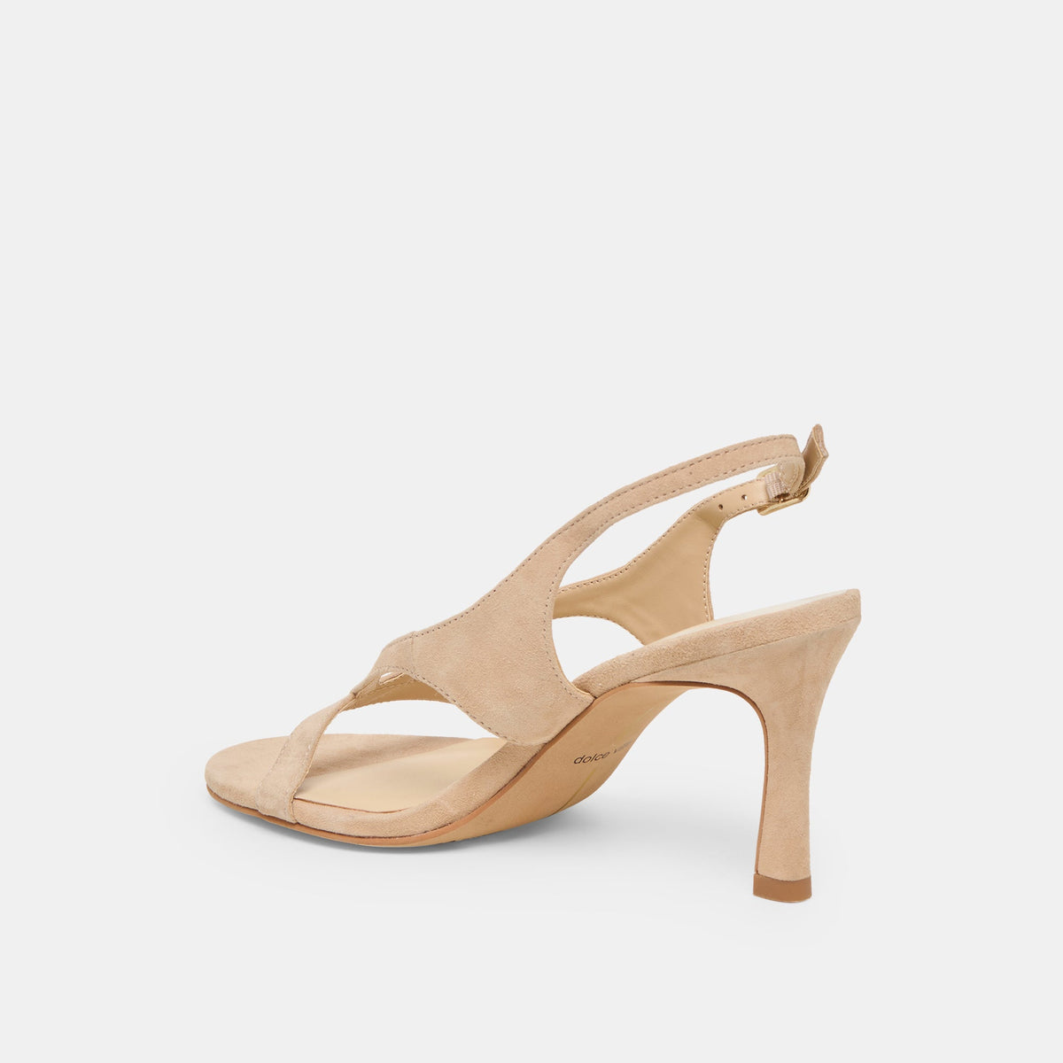 Izela Bamboo Suede Heels | Dolce Vita