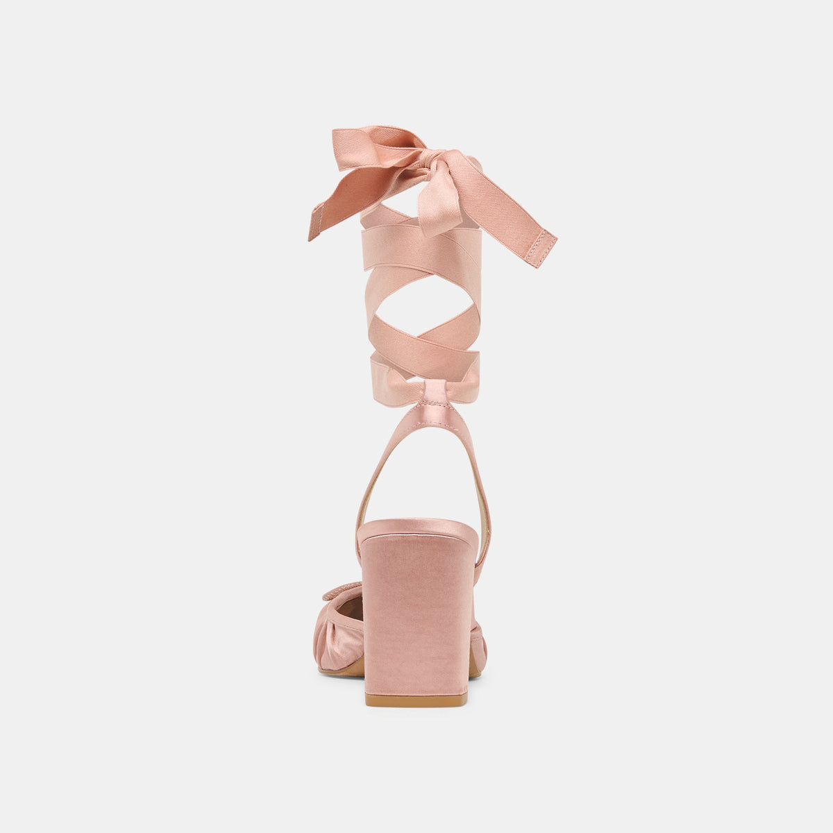 Tisha Lt Blush Satin Heels | Dolce Vita