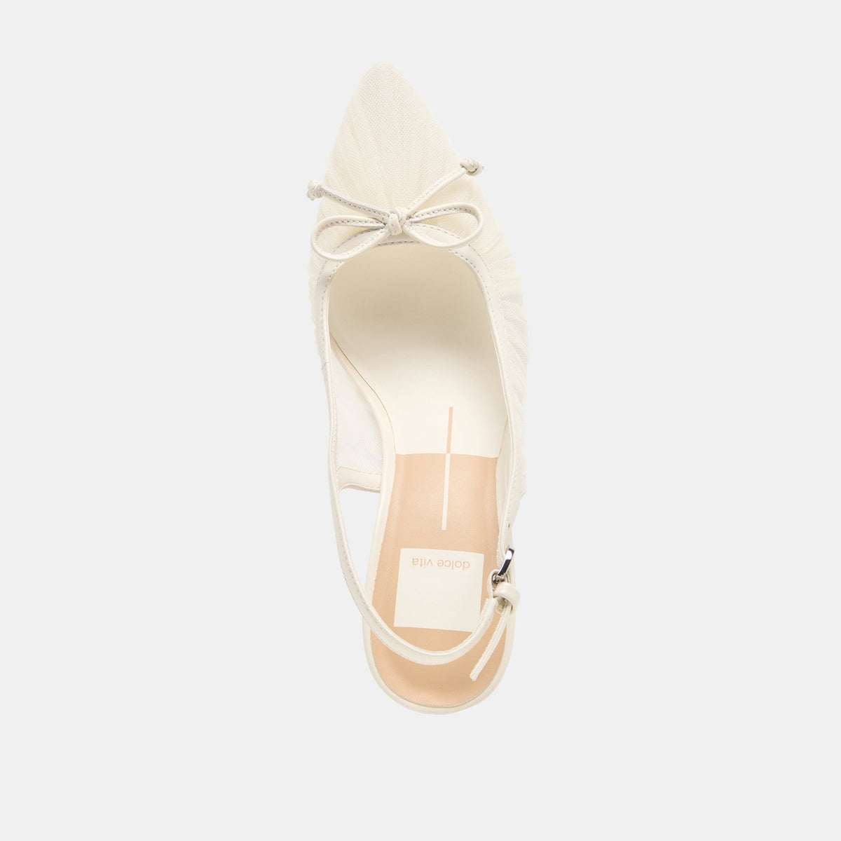 Yela White Tulle Heels | Dolce Vita