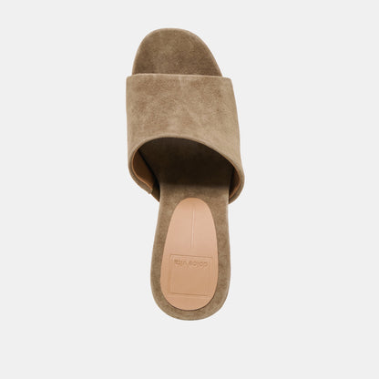 Holta Olive Suede Wedges | Dolce Vita