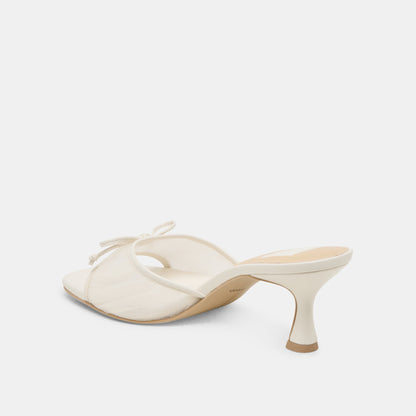 Galen White Tulle Heels | Dolce Vita