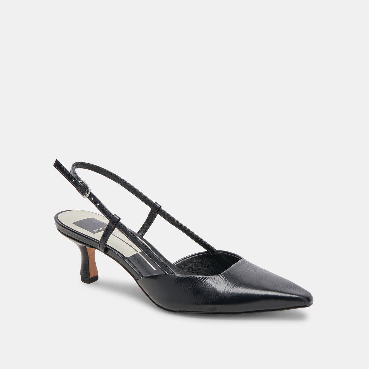 ODELA HEELS MIDNIGHT CRINKLE PATENT
 – Dolce Vita | Dolce Vita