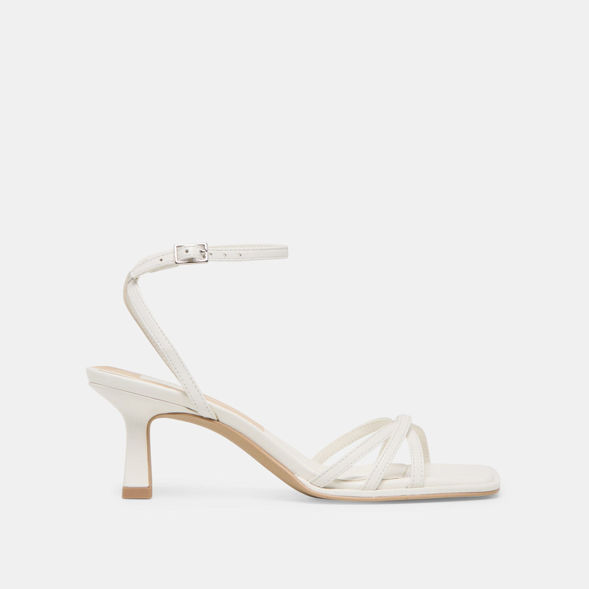 Manji True White Leather Heels | Dolce Vita