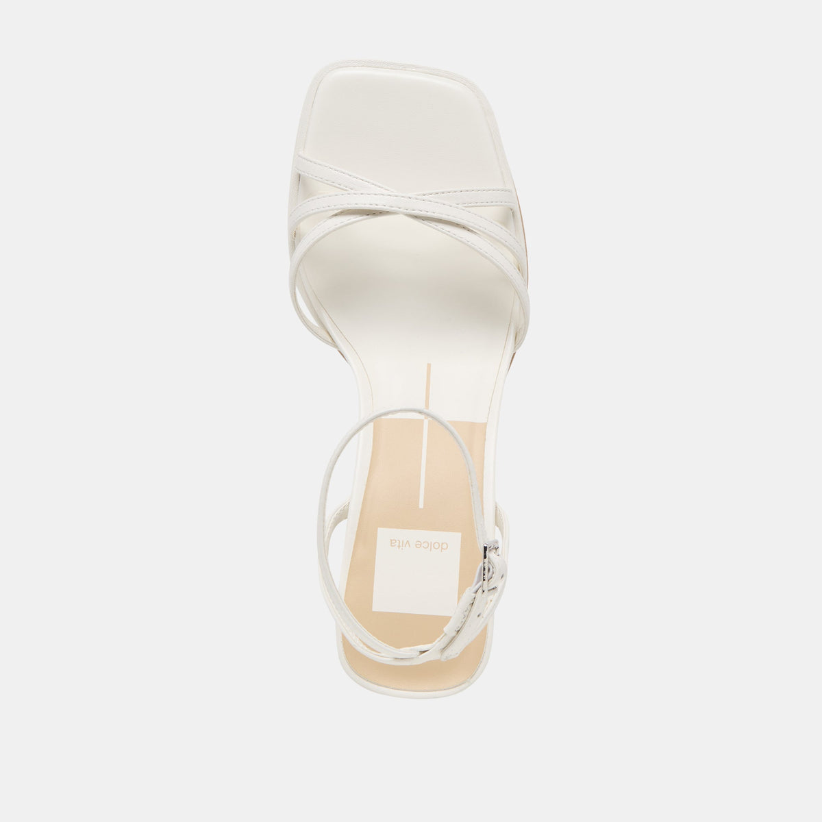 Manji True White Leather Heels | Dolce Vita