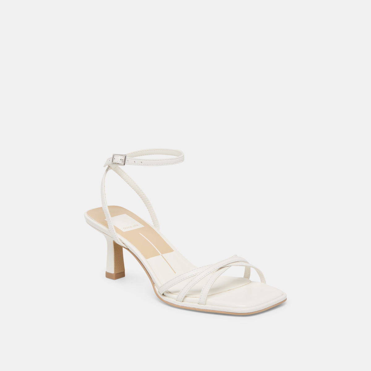Manji True White Leather Heels | Dolce Vita