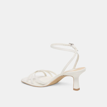 Manji True White Leather Heels | Dolce Vita