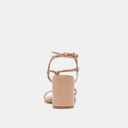 Fizzy Lt Tan Leather Heels | Dolce Vita