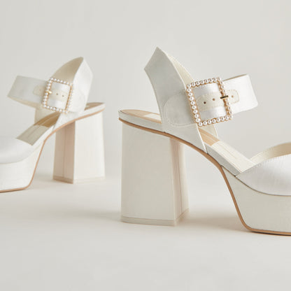 Bobby Pearl White Pearl Heels | Dolce Vita
