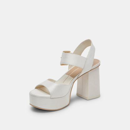 Bobby Pearl White Pearl Heels | Dolce Vita