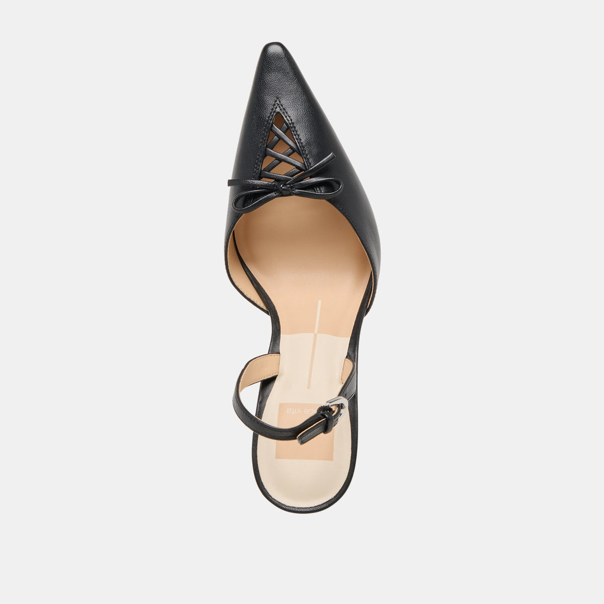 Hamya Black Leather Heels | Dolce Vita