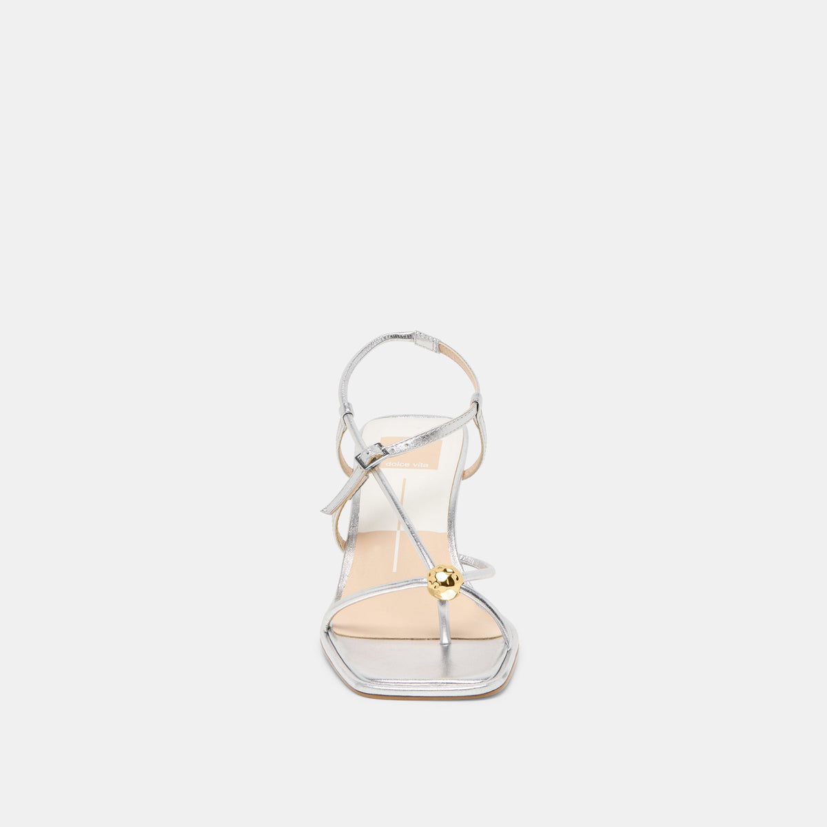 Mylee Silver Distressed Leather Heels | Dolce Vita