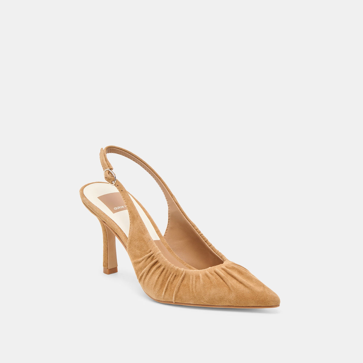 Keira Lt Brown Suede Heels | Dolce Vita