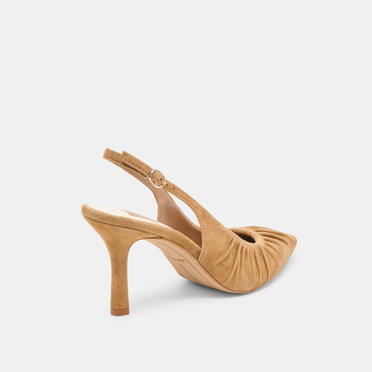 Keira Lt Brown Suede Heels | Dolce Vita