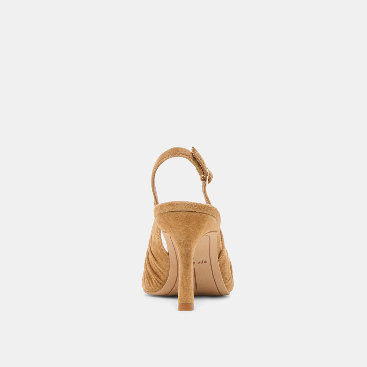 Keira Lt Brown Suede Heels | Dolce Vita