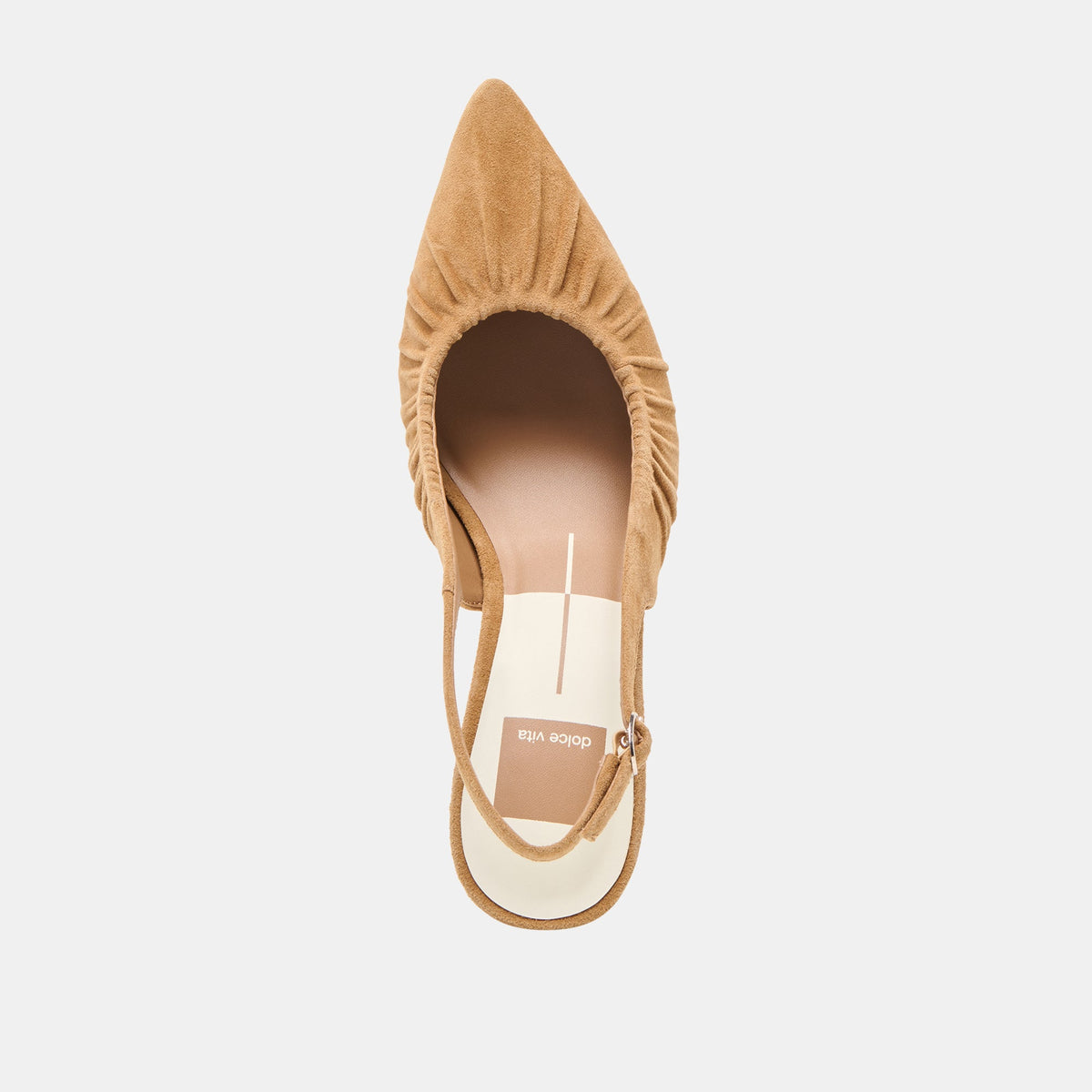 Keira Lt Brown Suede Heels | Dolce Vita
