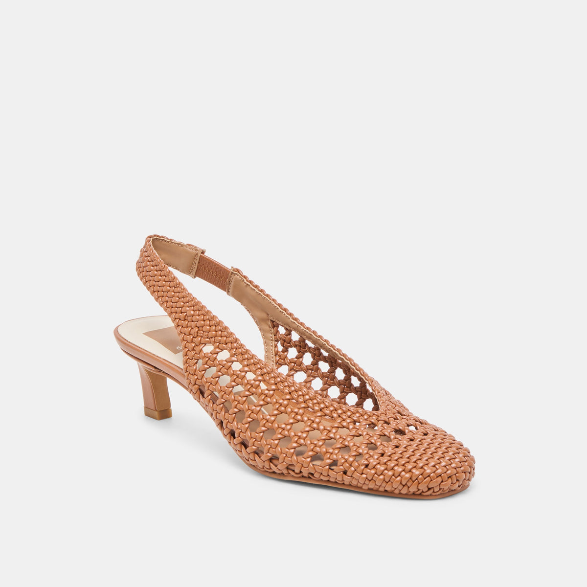 Fawne Saddle Woven Stella Heels | Dolce Vita