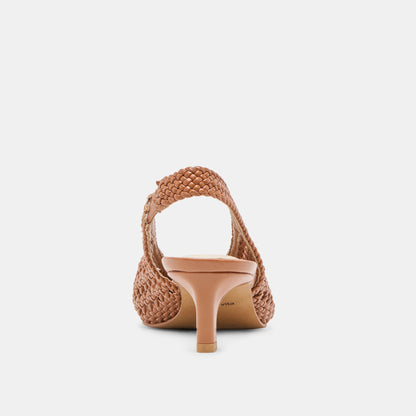 Fawne Saddle Woven Stella Heels | Dolce Vita