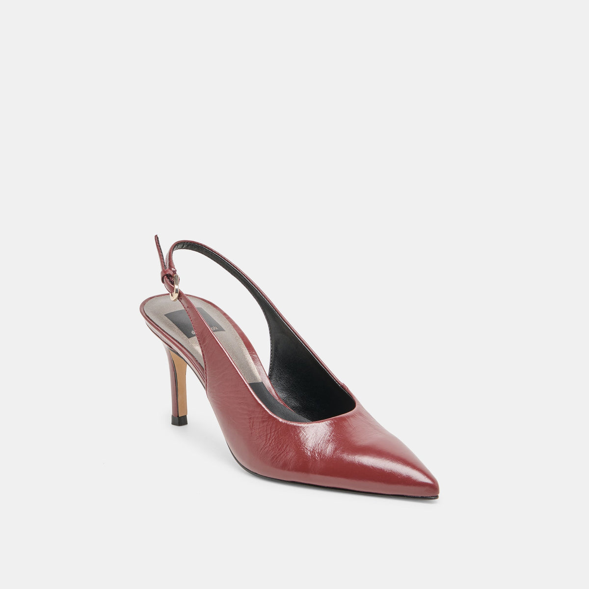 Elasi Oxblood Crinkle Heels | Dolce Vita