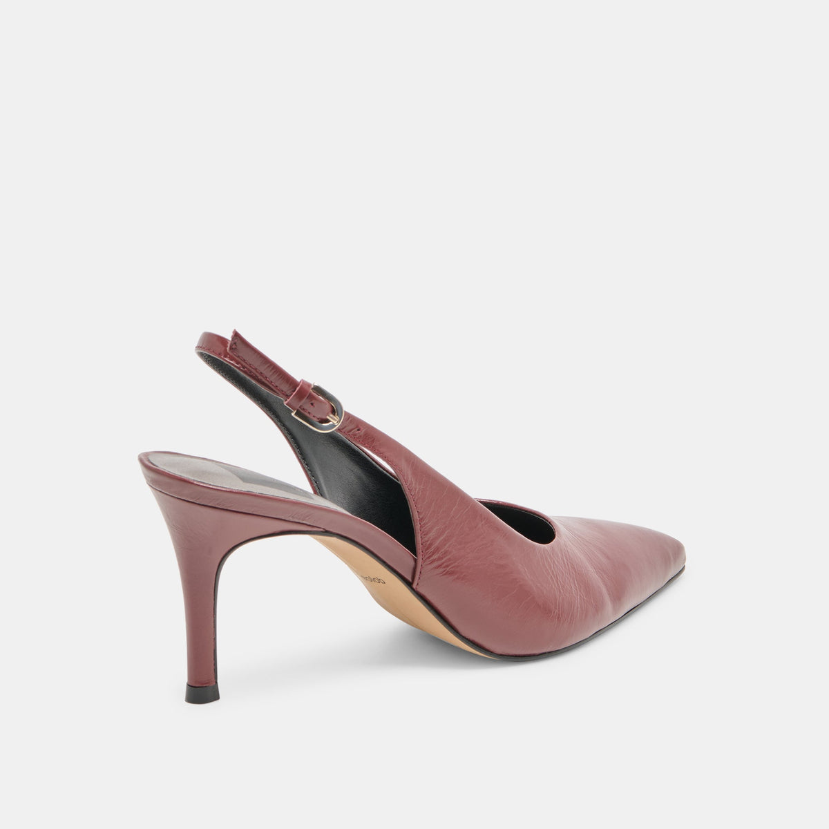 Elasi Oxblood Crinkle Heels | Dolce Vita