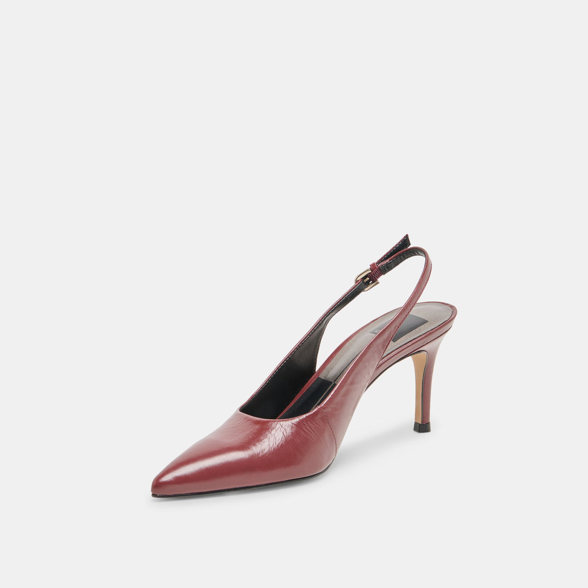 Elasi Oxblood Crinkle Heels | Dolce Vita
