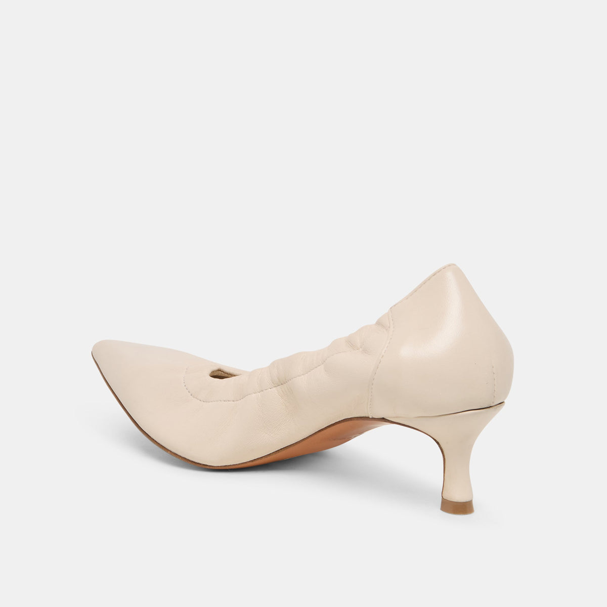 Celtin Off White Leather Heels | Dolce Vita