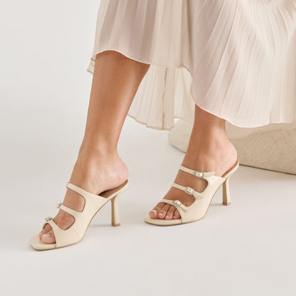 Neko Bone Leather Heels | Dolce Vita