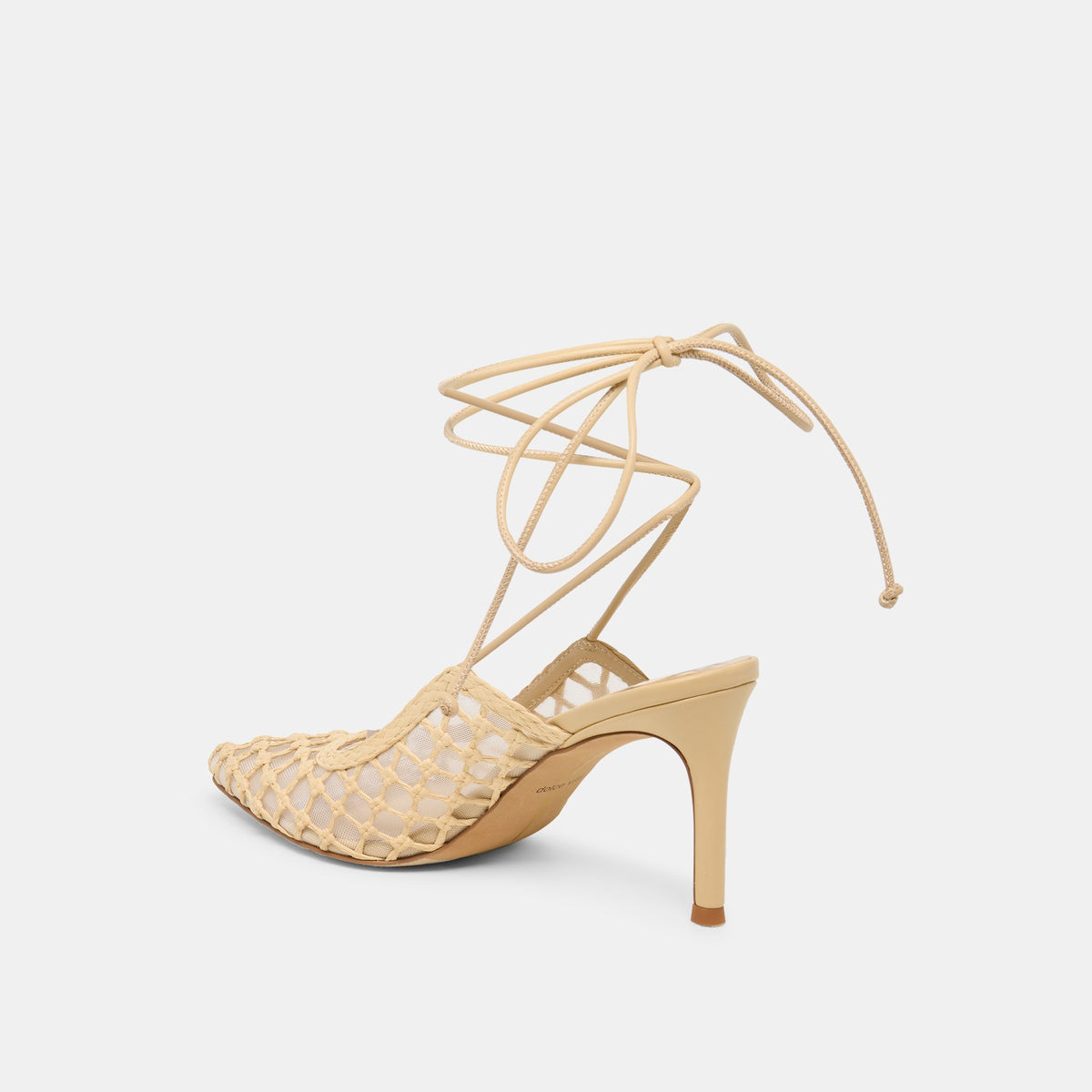 Yael Lt Natural Woven Raffia Heels | Dolce Vita
