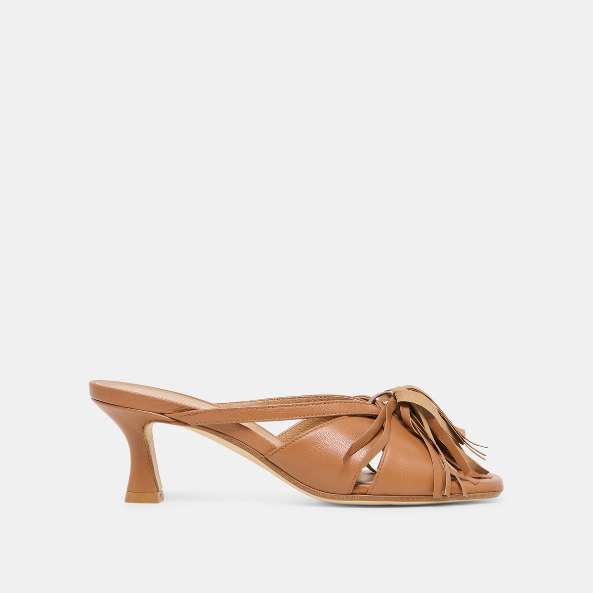 Rosaly Chestnut Leather Heels | Dolce Vita