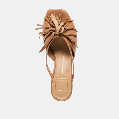 Rosaly Chestnut Leather Heels | Dolce Vita
