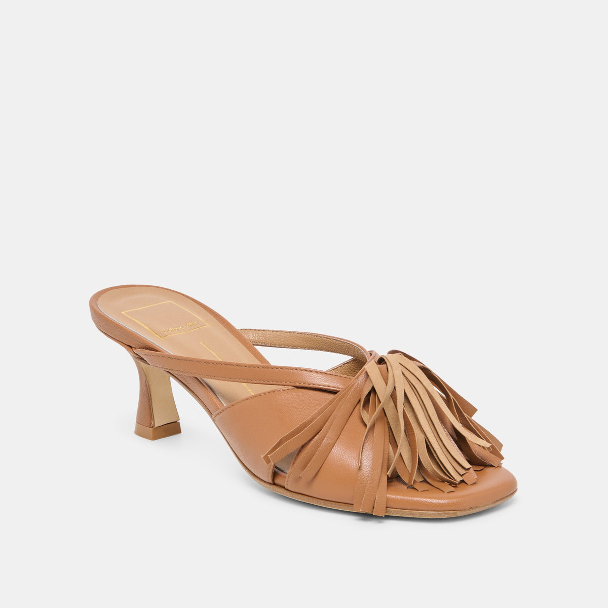 Rosaly Chestnut Leather Heels | Dolce Vita