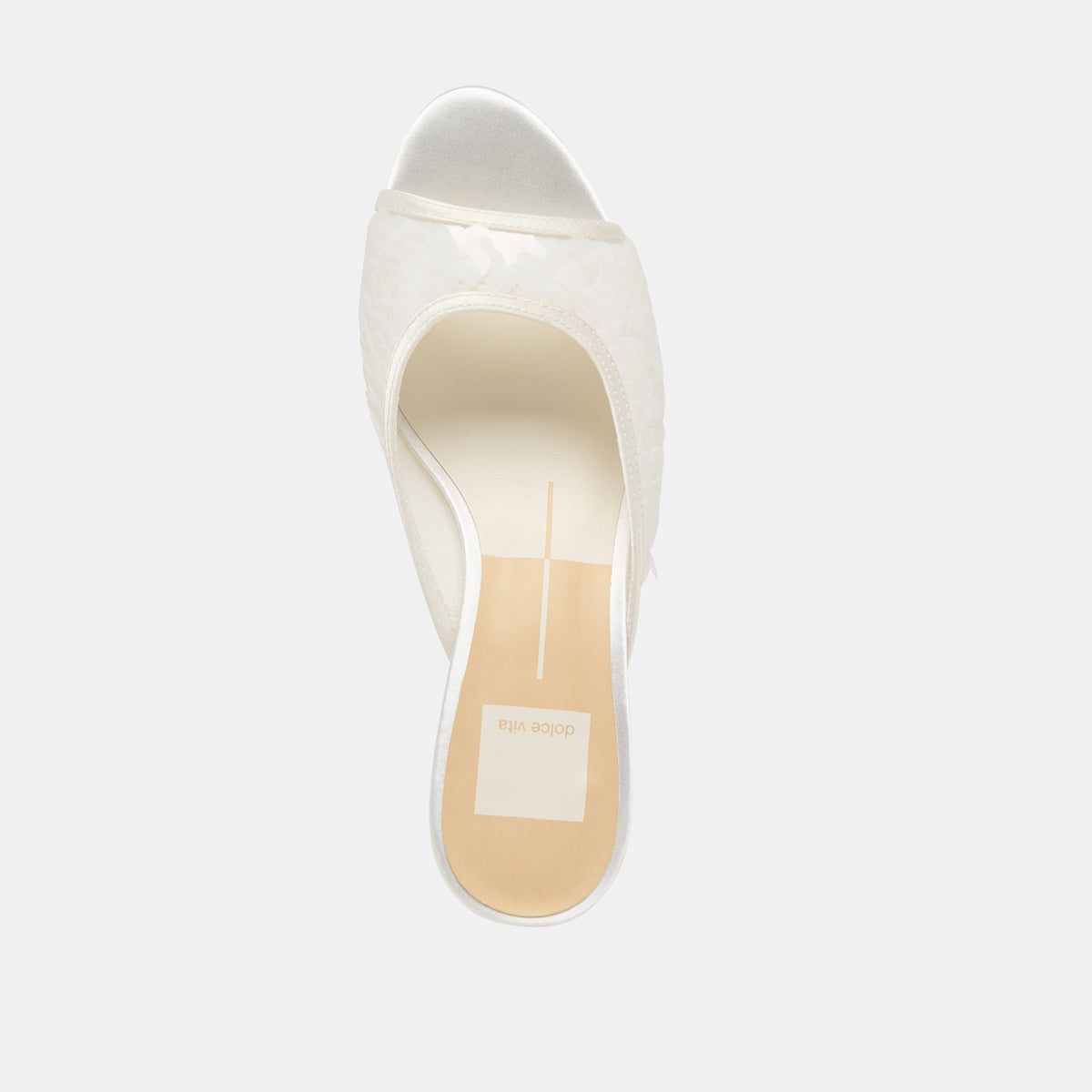 Inga Off White Satin Heels | Dolce Vita
