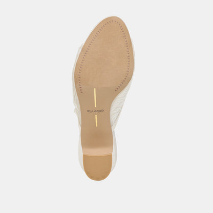 Inga Off White Satin Heels | Dolce Vita