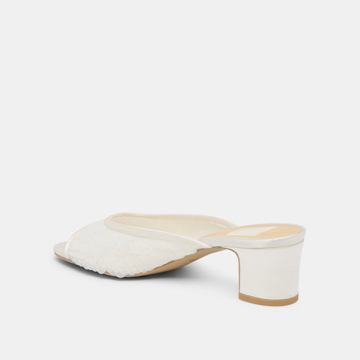 Inga Off White Satin Heels | Dolce Vita