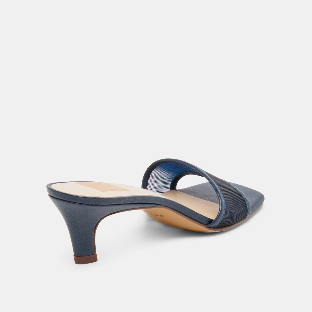 Rexa Mesh Navy Mesh Heels | Dolce Vita