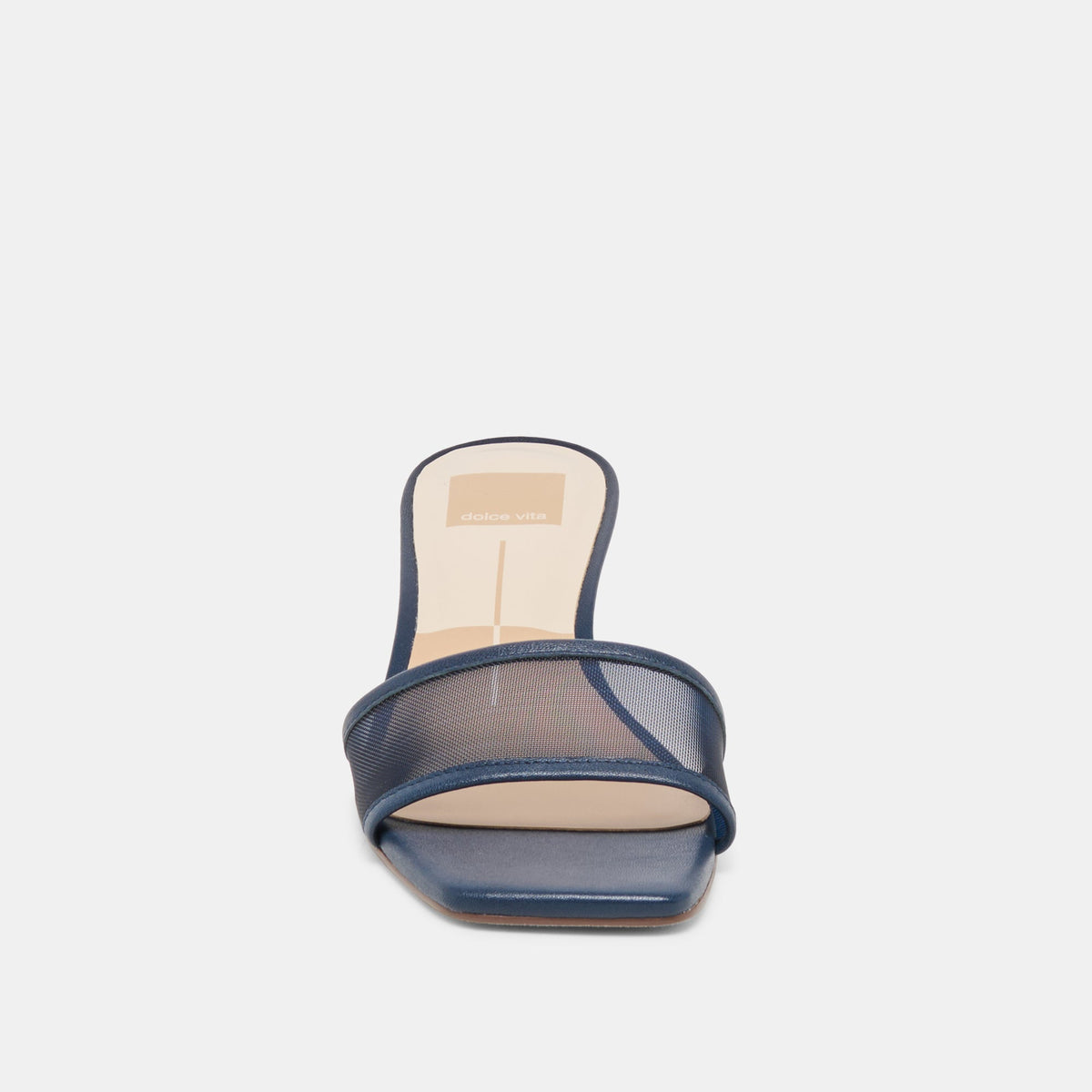 Rexa Mesh Navy Mesh Heels | Dolce Vita