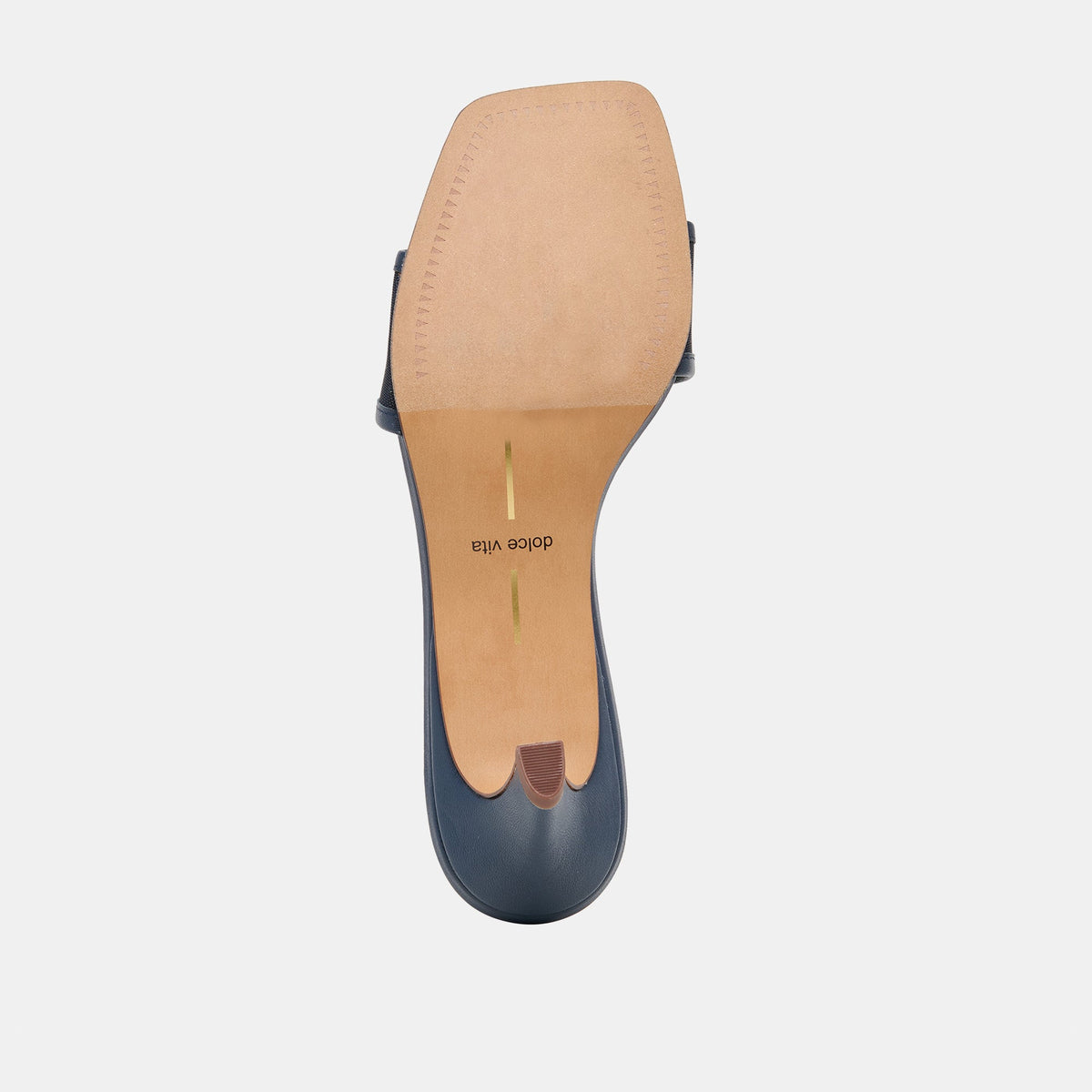 Rexa Mesh Navy Mesh Heels | Dolce Vita