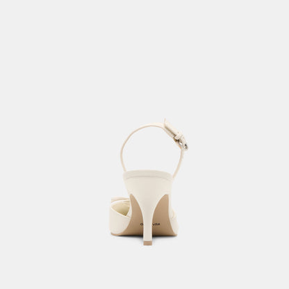 Hamya White Leather Heels | Dolce Vita