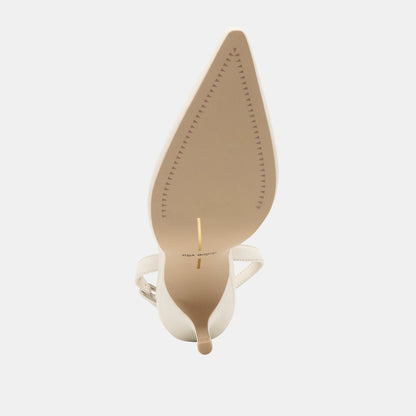 Hamya White Leather Heels | Dolce Vita