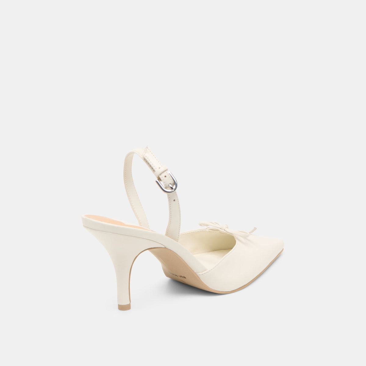 Hamya White Leather Heels | Dolce Vita