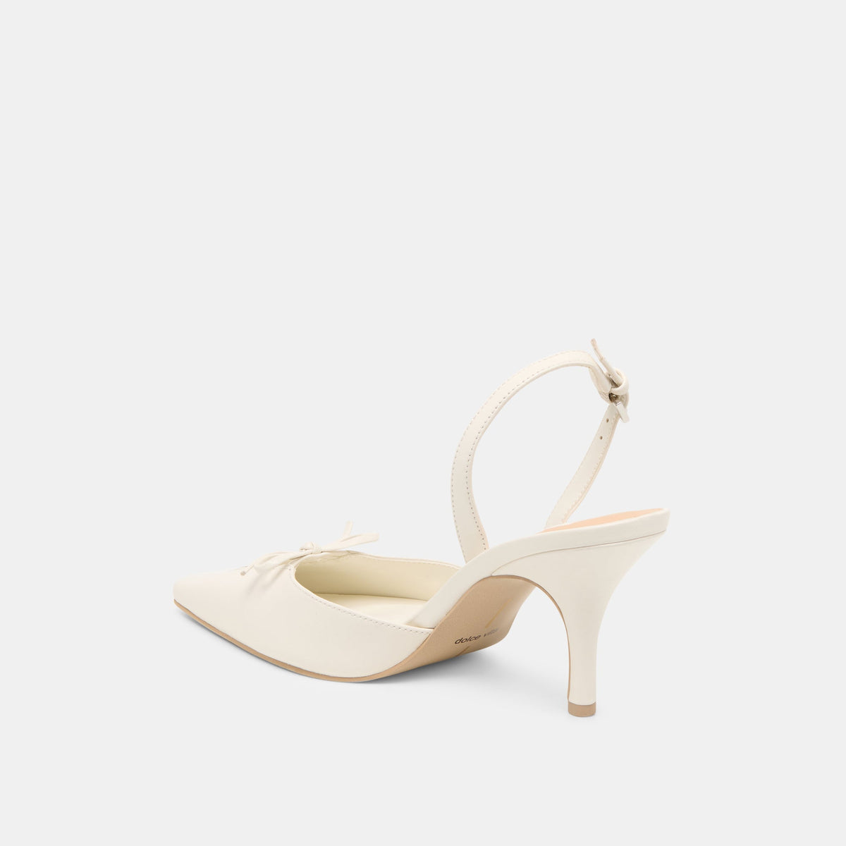 Hamya White Leather Heels | Dolce Vita